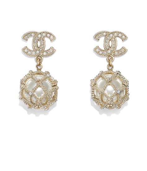 chanel costume jewelry earrings|More.